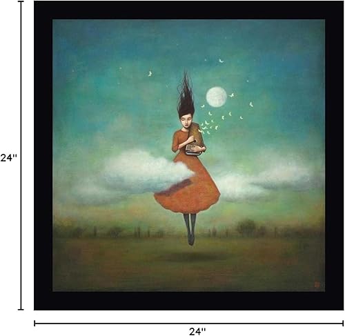 Miniatura 10 de Duy Huynh - Lienzo decorativo para pared, de 16 x 16 pulgadas, con diseño de notas altas para nubes bajas, listo para colgar