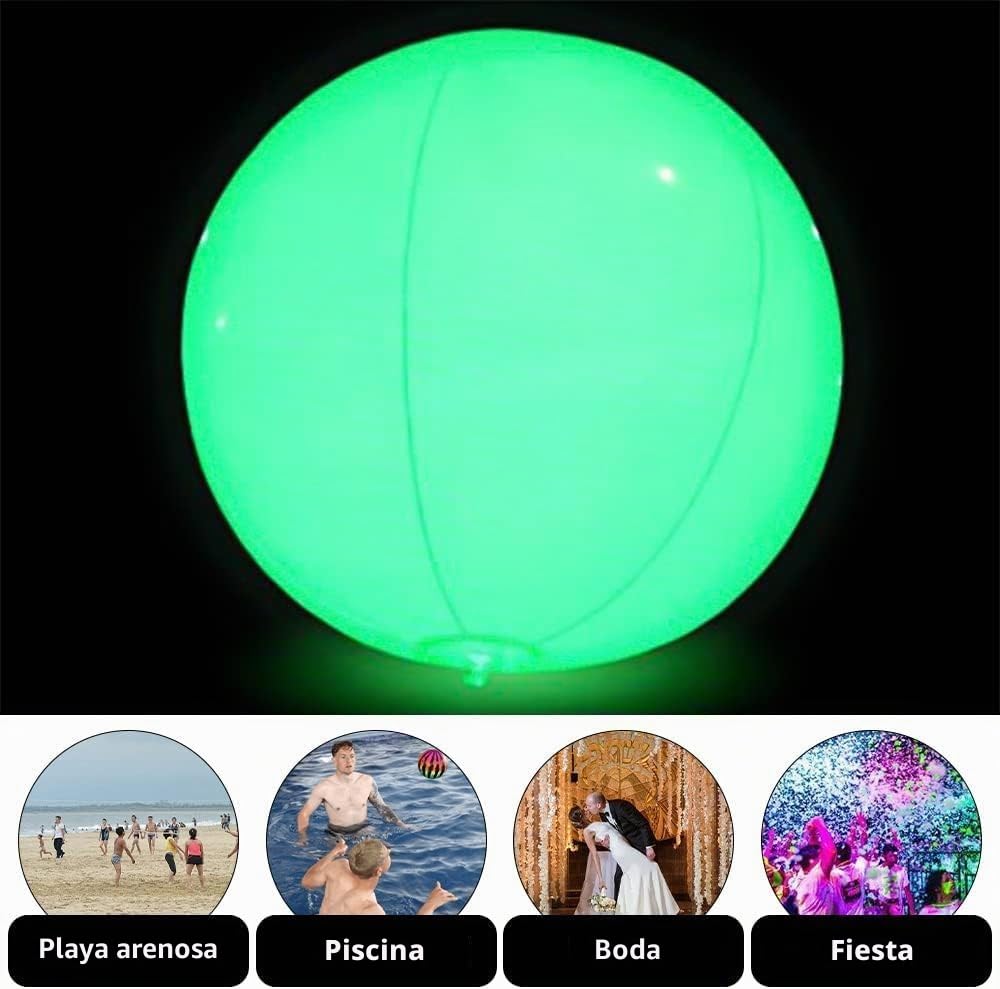 Lámparas Flotantes para Piscina, 4 Piezas LED Luz Lámpara Esfera con Control Remoto, Luz Piscina Flotante Impermeable IP68, RGB 16 Colores Luz de Bola LED, para Piscina, Playa, Deco de Fiesta