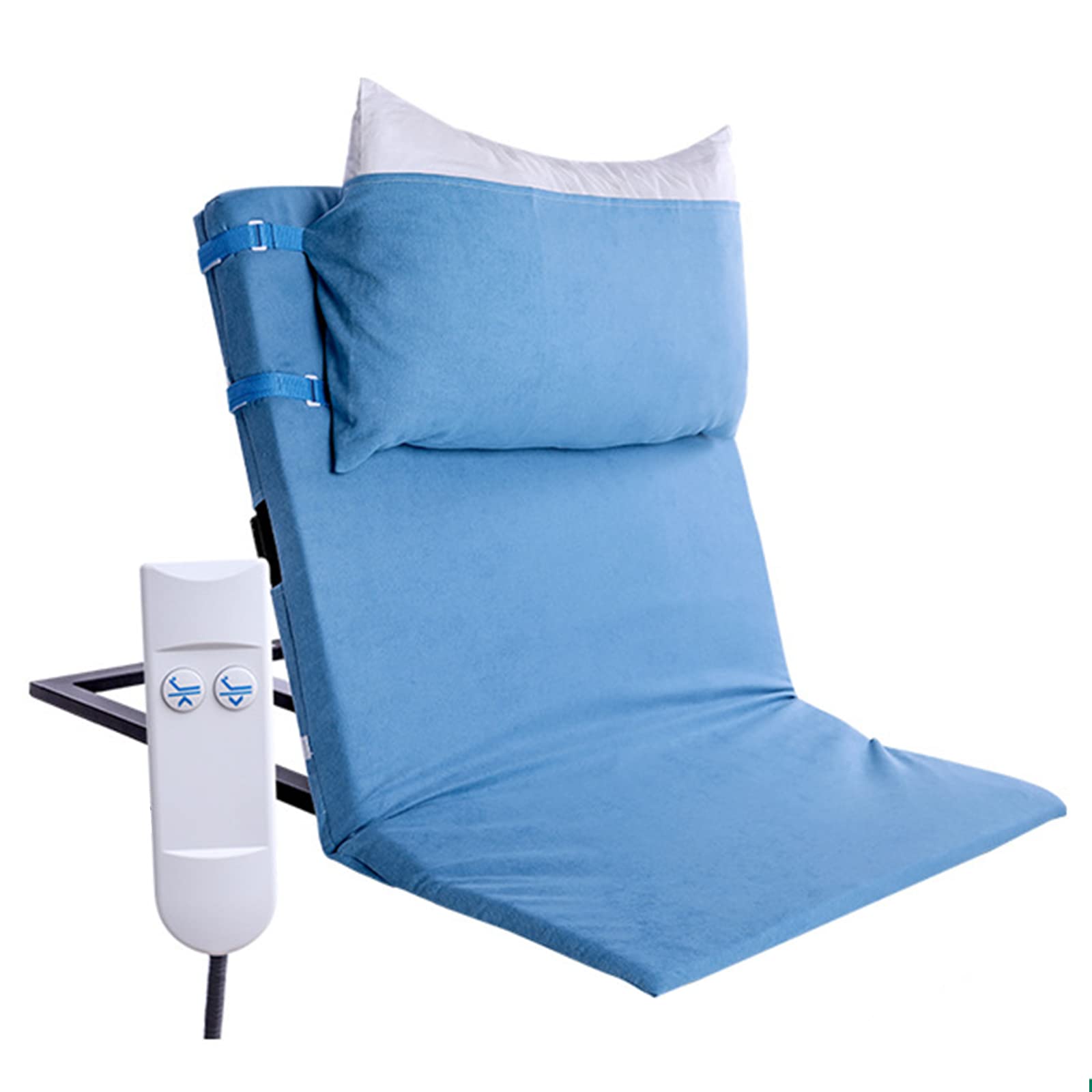 Respaldo de cama ajustable eléctricamente con sistema de bomba para cuello, cabeza y soporte lumbar