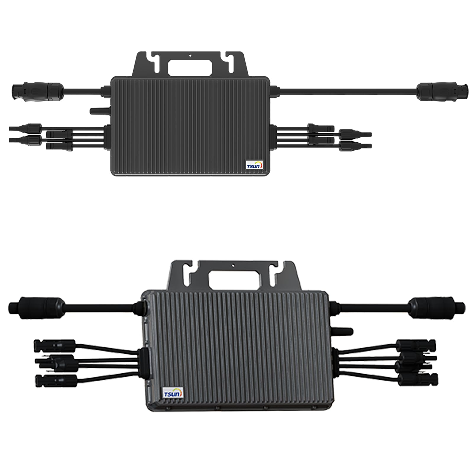 TSUN Mikro-Wechselrichter 2000W TSOL-MS2000 für Balkonkraftwerk, IP67 wetterfest, 4 MPPT, Bluetooth & WiFi, inkl. 5m Anschlusskabel, Micro Inverter