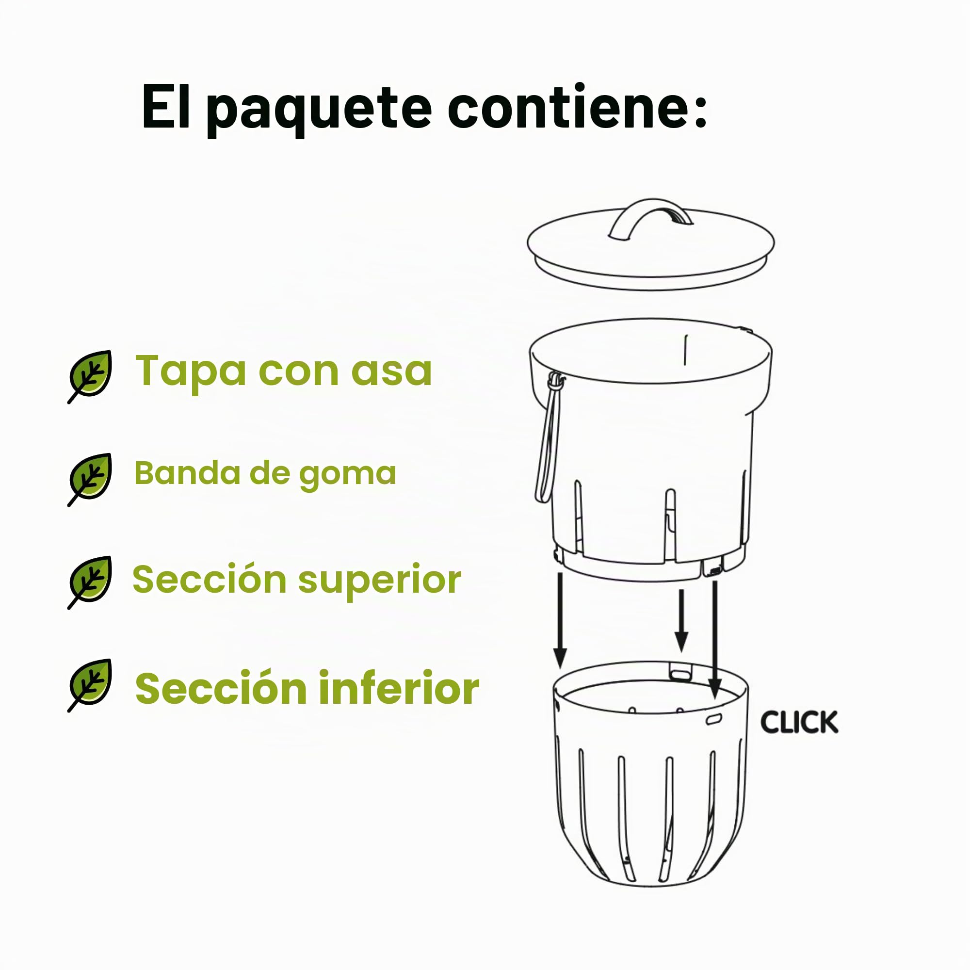 Urbalive - Compostador para Gusanos (12 L, para jardín subterráneo, para excavar, de plástico Reciclado), Color Terracota