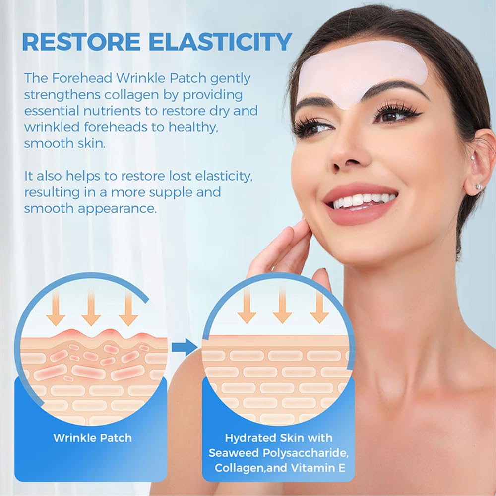 Okela Forehead Wrinkle Patches Overnight 20 pcs with Collagen, Anti Wrinkle Patches, Forehead Wrinkles Beauty Treatment - Image 6
