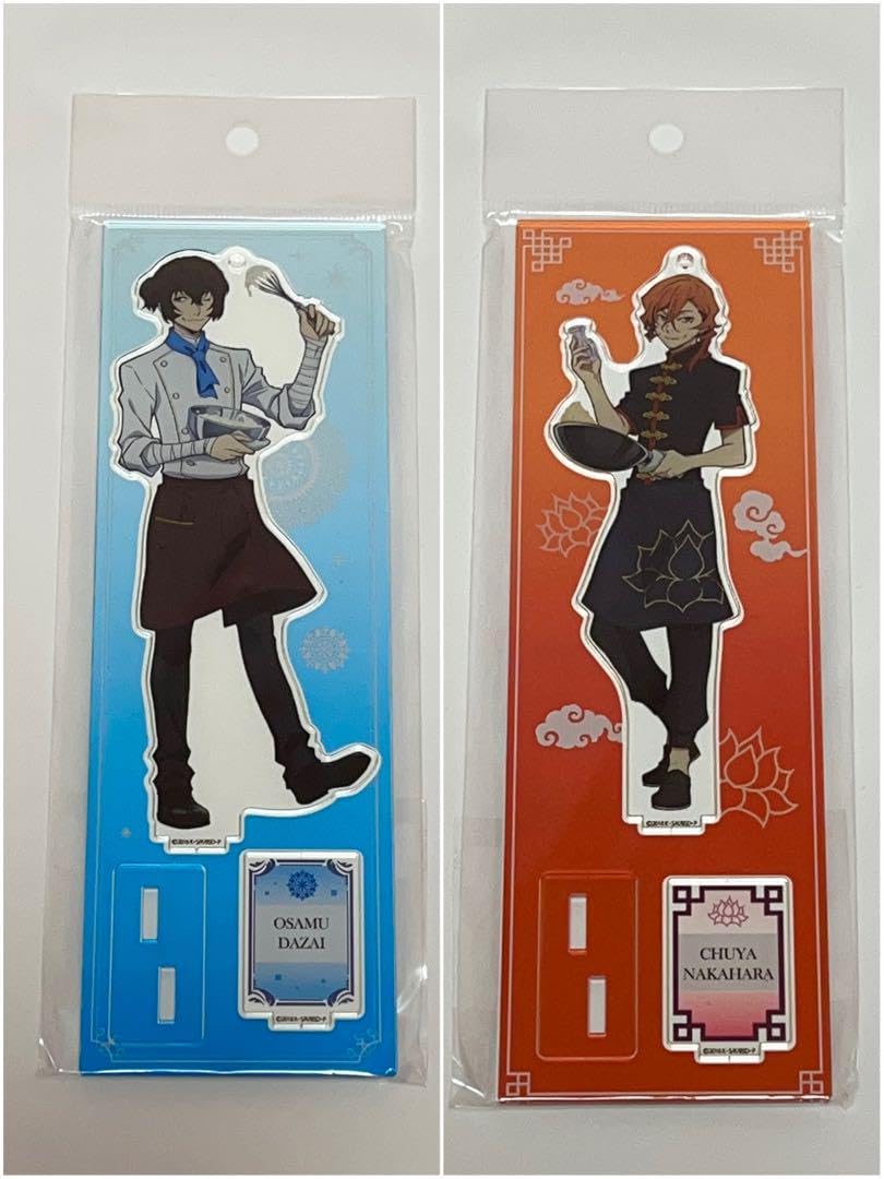 AGF　文豪ストレイドッグス　アクリルスタンド　中也　太宰　アニカフェ　スイパラ AGF 文豪ストレイドッグス アクリルスタンド 中也 太宰