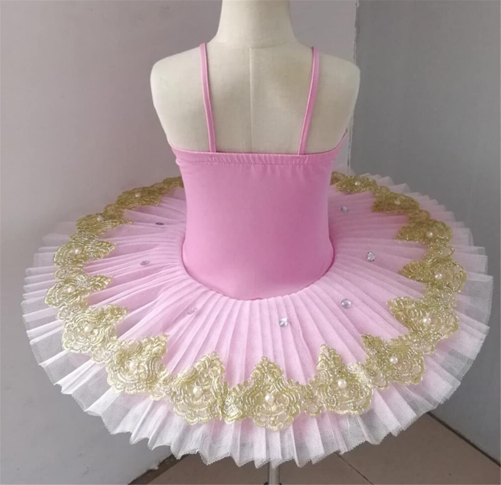 Strój Baletowy dla Dziewcząt Klasyczny Baletnica Tutu Baletowy dla Dziewcząt Sukienka Baletowa Tutu Księżniczki Strój do Ćwiczeń Tanecznych (A3753)