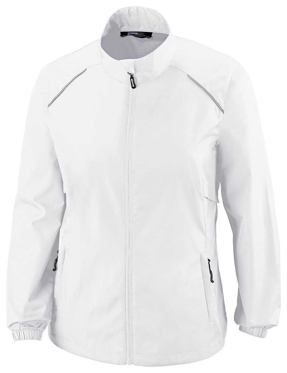 Ash City Ladies Motivate Core 365 Unlined Lightweight Jacket (XX-Large, White)