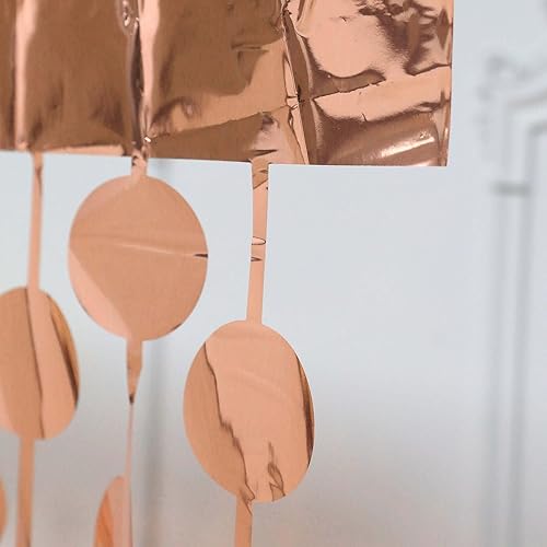 Vista 52 de Efavormart - Telón de fondo ondulado de oropel plateado metálico para fiesta, cortina de cabina de fotos con flecos de papel de aluminio rizado, 3 x