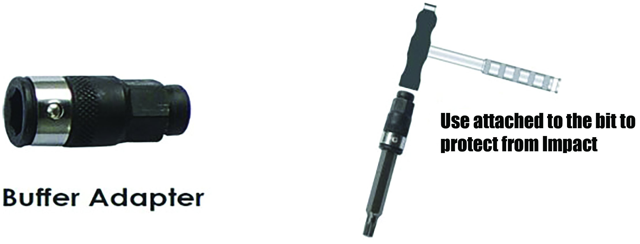 Laser 7012 Professional Bit Set 3/8"D, 1/2"D 60pc, Black With Blue Case, Variety Pack - Image 2