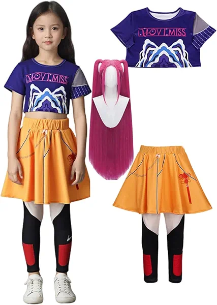 Halloween Anime Cosplay Set - Embroidered Pop Singer Coat, Top & Shorts for Dance Stage Outfits