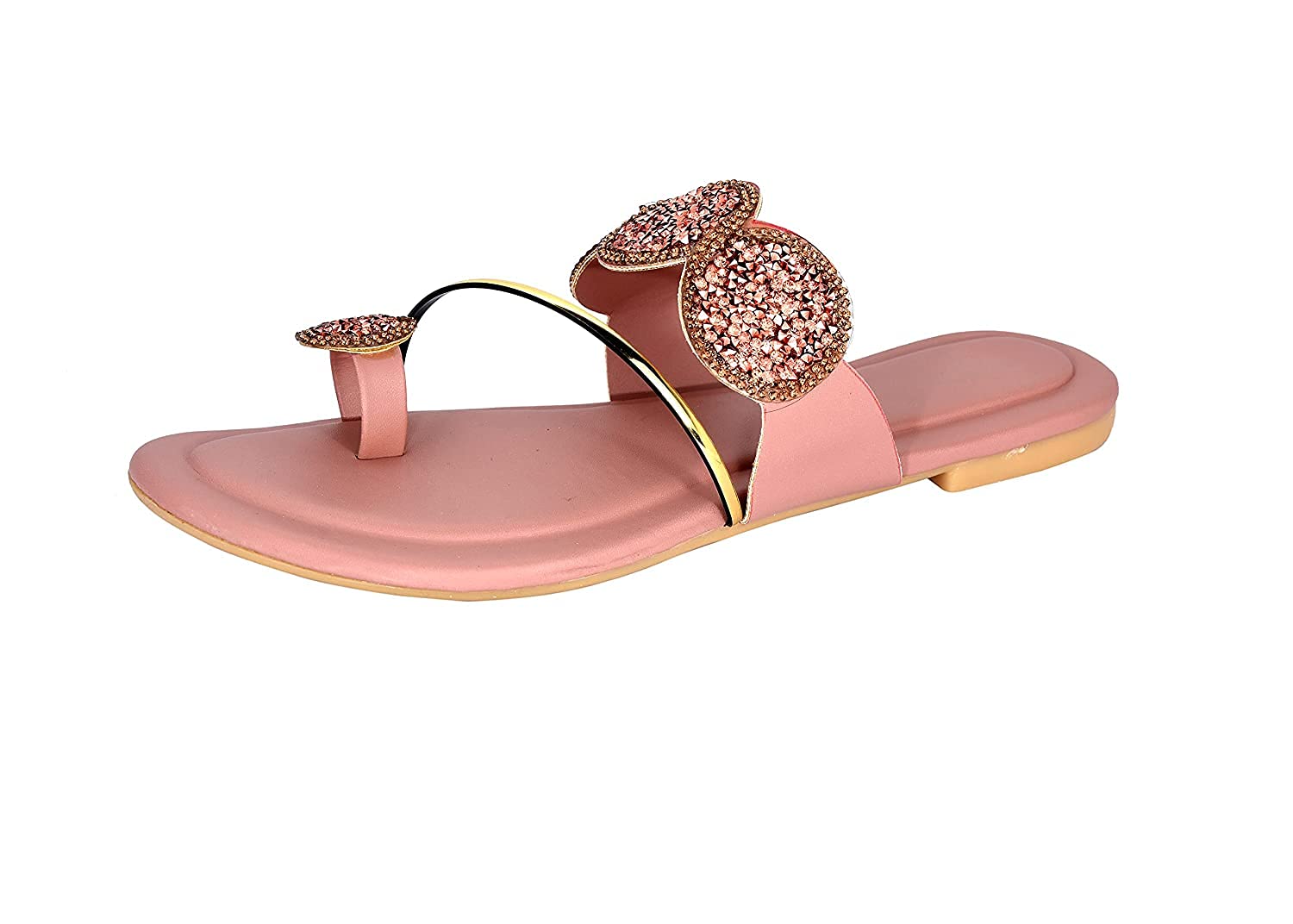Flat sandal for women girls,Ladies sandals Pink 37 (B09FHJ4WK6) Amazon Price History, Amazon Price Tracker