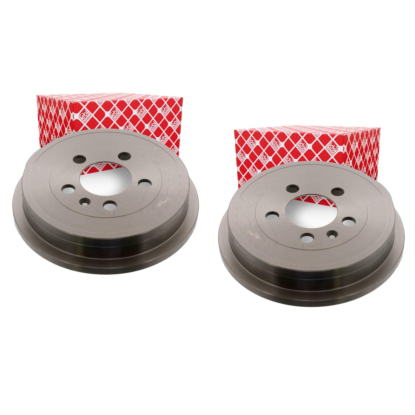 2X Febi Bremstrommeln hinten | 2x 24034 passend für A2 Cordoba Ibiza Fabia