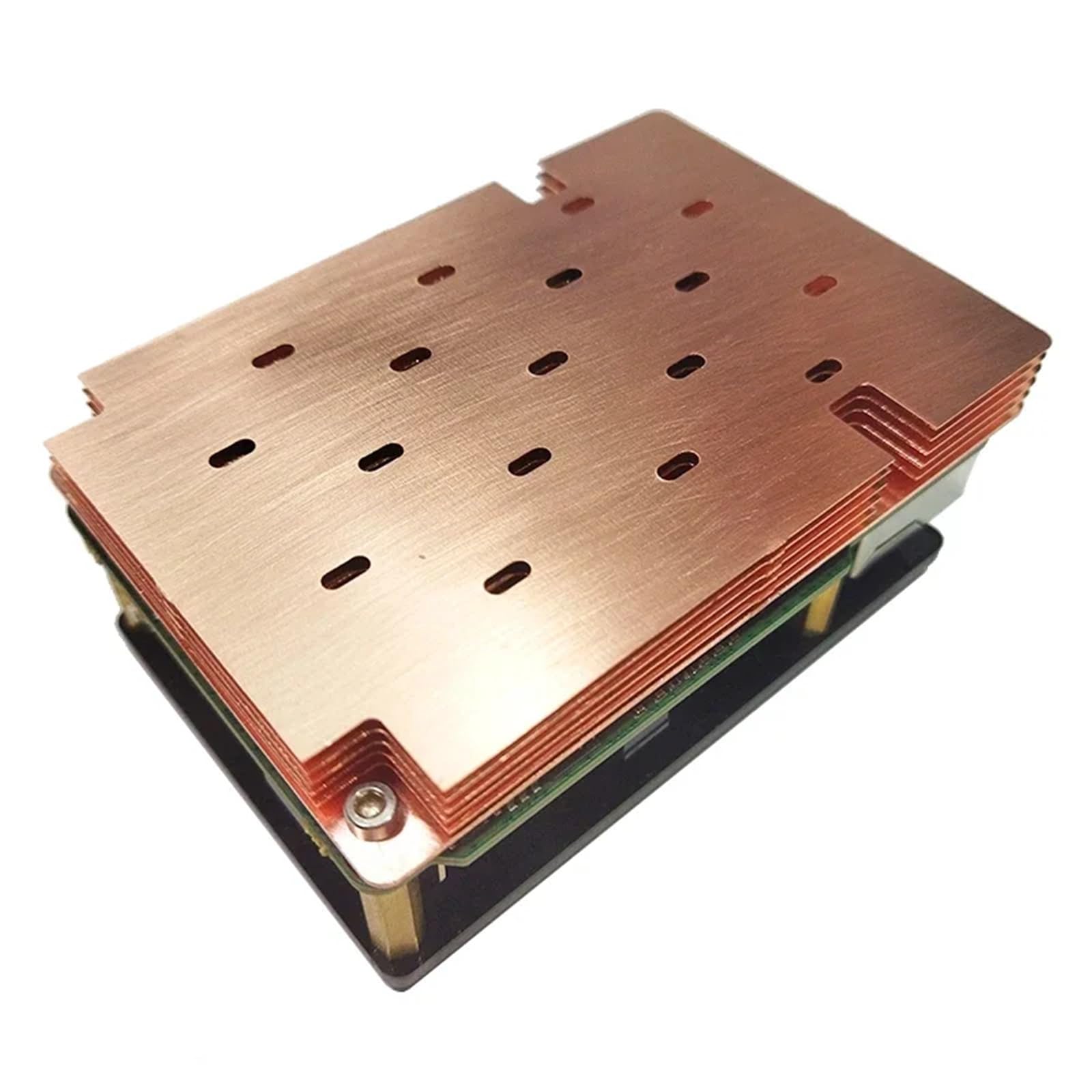 X4 Obudowa ochronna do miedzianego radiatora radiator radiator radiator pasywny radiator bezwentylatorowy z metalową obudową (5 Grubość 8,5 mm)