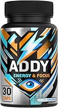 Addy Energy - Focus & Energy Supplement - Brain Booster - Adderall Alternative - Focus, Increase Productivity - Clean Energy - Sharp Focus - 30 Day Supply