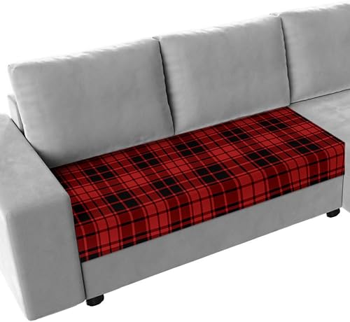 Miniatura 1 de Fundas de cojín elásticas de Navidad para sofá, seccional, individual, en forma de T, protector de muebles con parte inferior elástica, diseño de