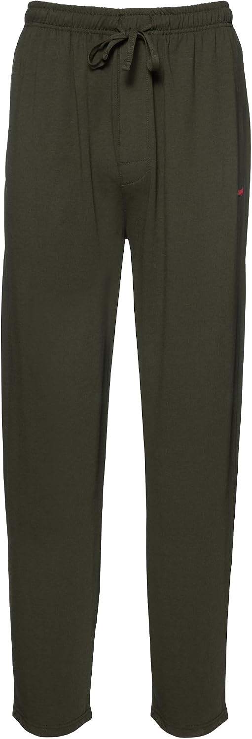 WRANGLER Mens Lounge Pants - Relaxed Fit Cotton PJ Sleepwear, Mens Pajama Pants