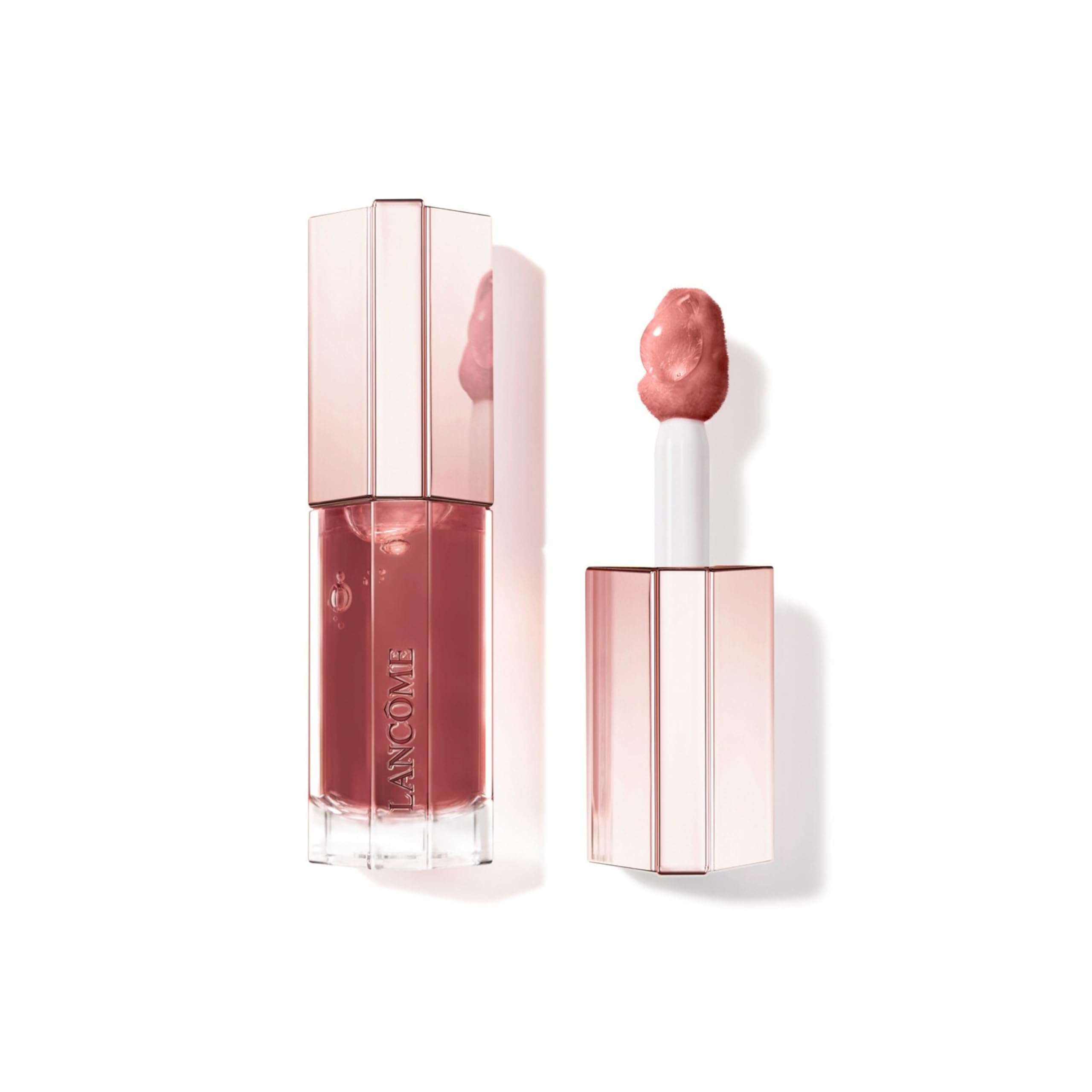Lancôme Lip Idôle Juicy Treat Lip Gloss, Lip Oil-In-Gloss, Hydrating & Plumping 3D Shine with Squalane & Hyaluronic Acid, for a Fuller & Plumper Lip Look, Million-Dollar Berry, 8.5ml