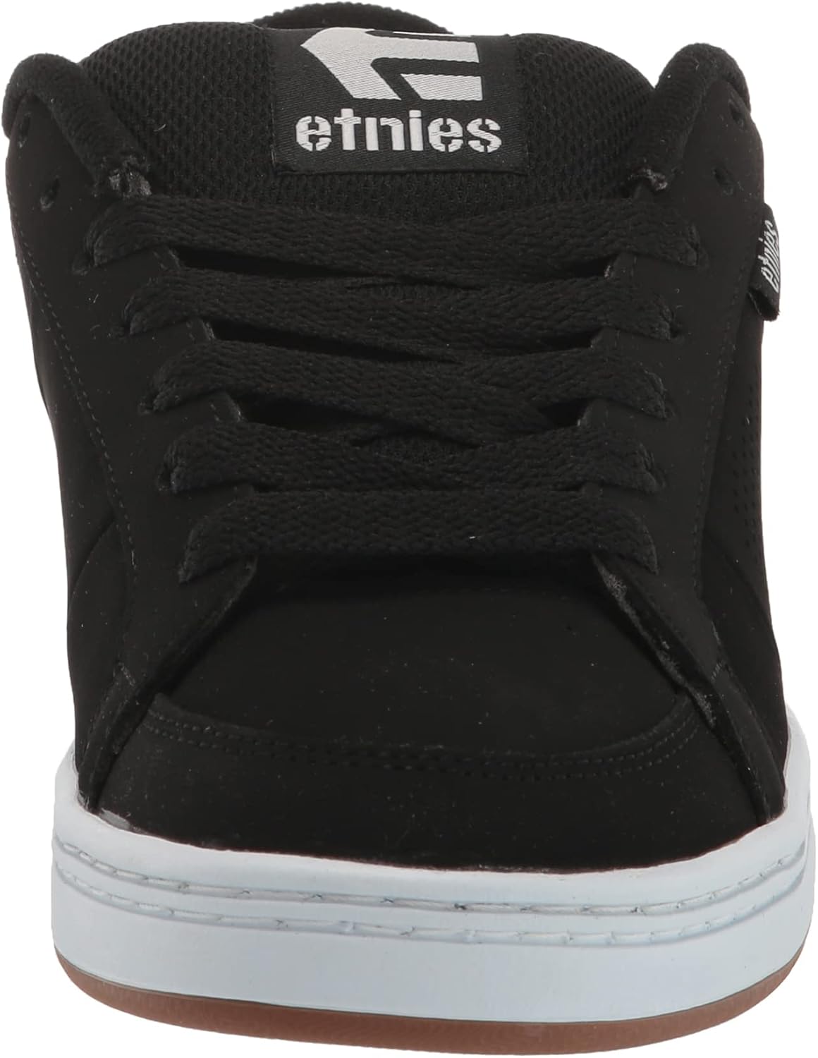 Etnies Men's Fader Skate Shoe, Black/White/Gum, 5 Medium US