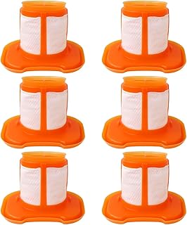 6 Pcs HHVKF10 Filter Repl. Designed for Black and Decker Handheld Vacuum, Fit for HHVK HHVK320J10, HHVK320J61, HHVK320JZ01, Washable and Reusable