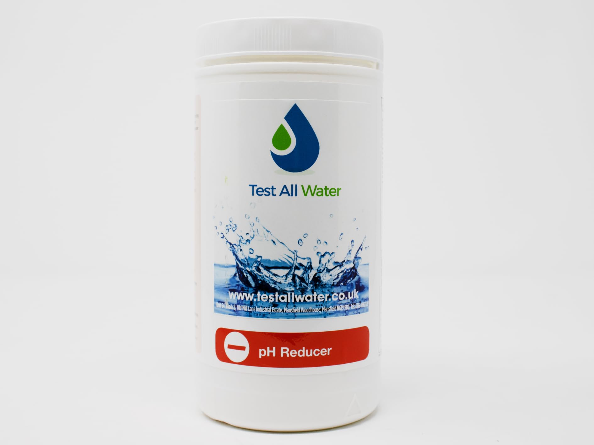 Testallwater - pH Minus Granules | Efficient pH & Alkalinity Reduction | Ideal for Pools, Spas & Industrial Use | Sodium Bisulphate | Granular Form, Multicoloured