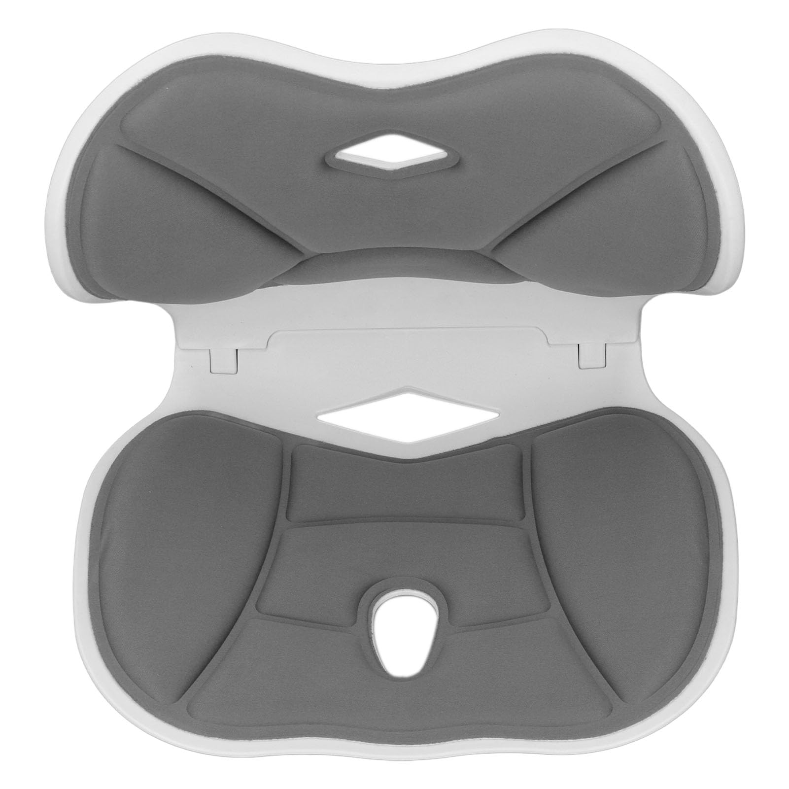 Supporto per la Schiena della Sedia Correttore Posturale, Cuscino di Supporto Lombare Ergonomico per Sedia Posturale, Cuscino per lo Schienale Pieghevole in Cotone Traspirante, Ideale per