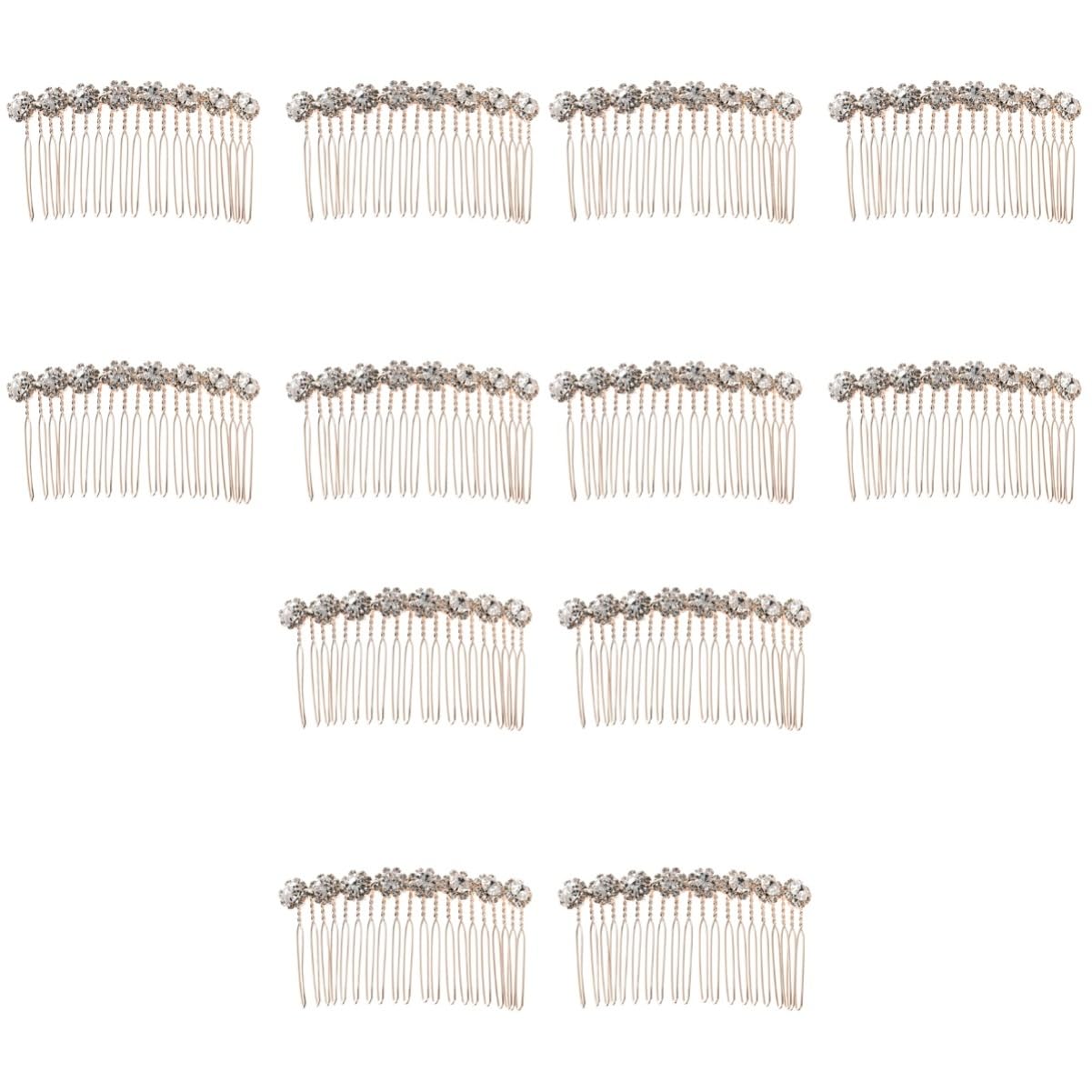 Healeved 12pezzi Pettini Per Accessorio Per Per Cerimonie Headdress Per Acconciature Chic