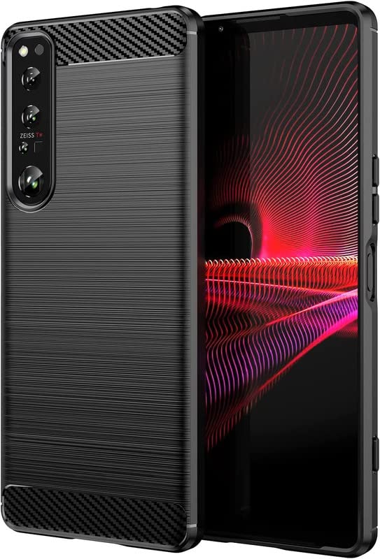 SmartLike Carbon Fibre Back Cover/Case Compatible with Sony Xperia 1 IV