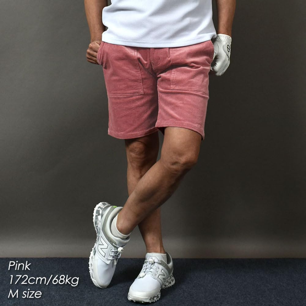 ゴルフ レディース ジーフォア ショートパンツ コーデュロイ 短パン（Mサイズ） Amazon | COMON GOLF(コモンゴルフ) ゴルフウェア メンズ ゴルフ