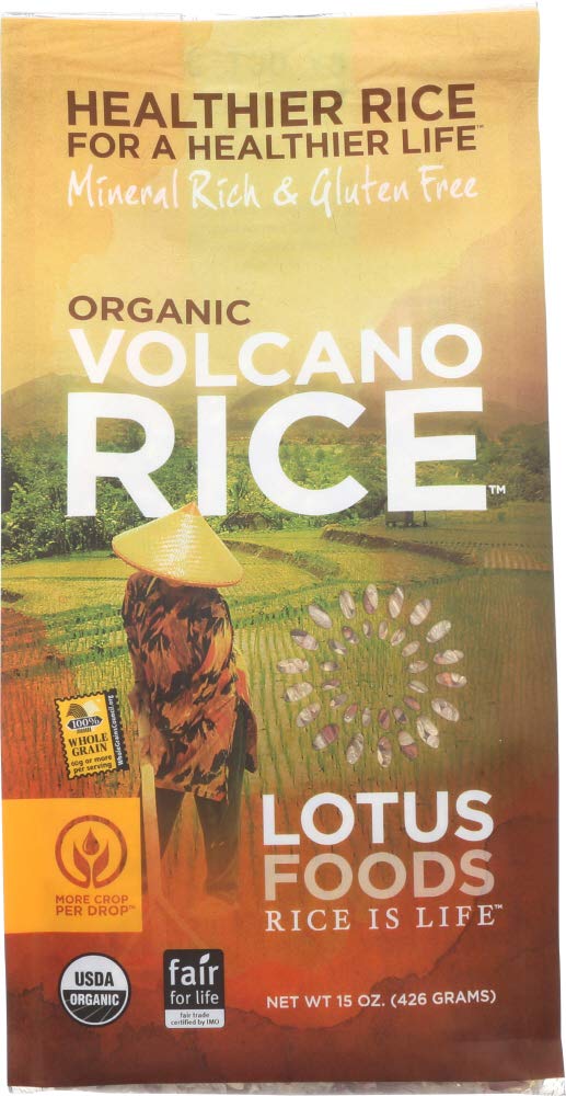 Lotus Foods Rice Volcano Brwn & Red O