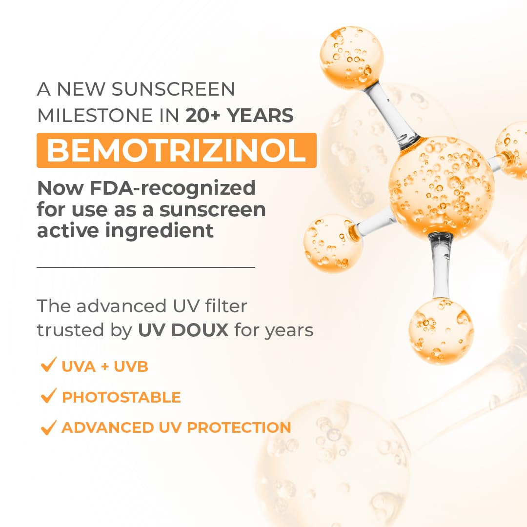 Gel protector solar UV Doux Blue Light SPF 50 PA+++ | Tintado, ligero, resistente al agua | Acabado mate | Protección UVA/UVB y luz azul | Para pieles grasas, sensibles y propensas al acné para