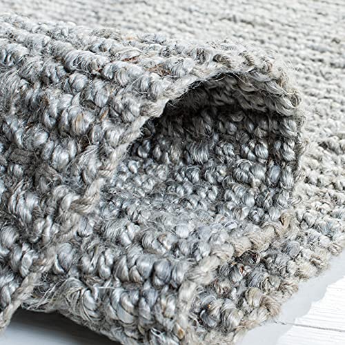 Tapete natural de fibra SAFAVIEH 9'x12' gris miniatura 4