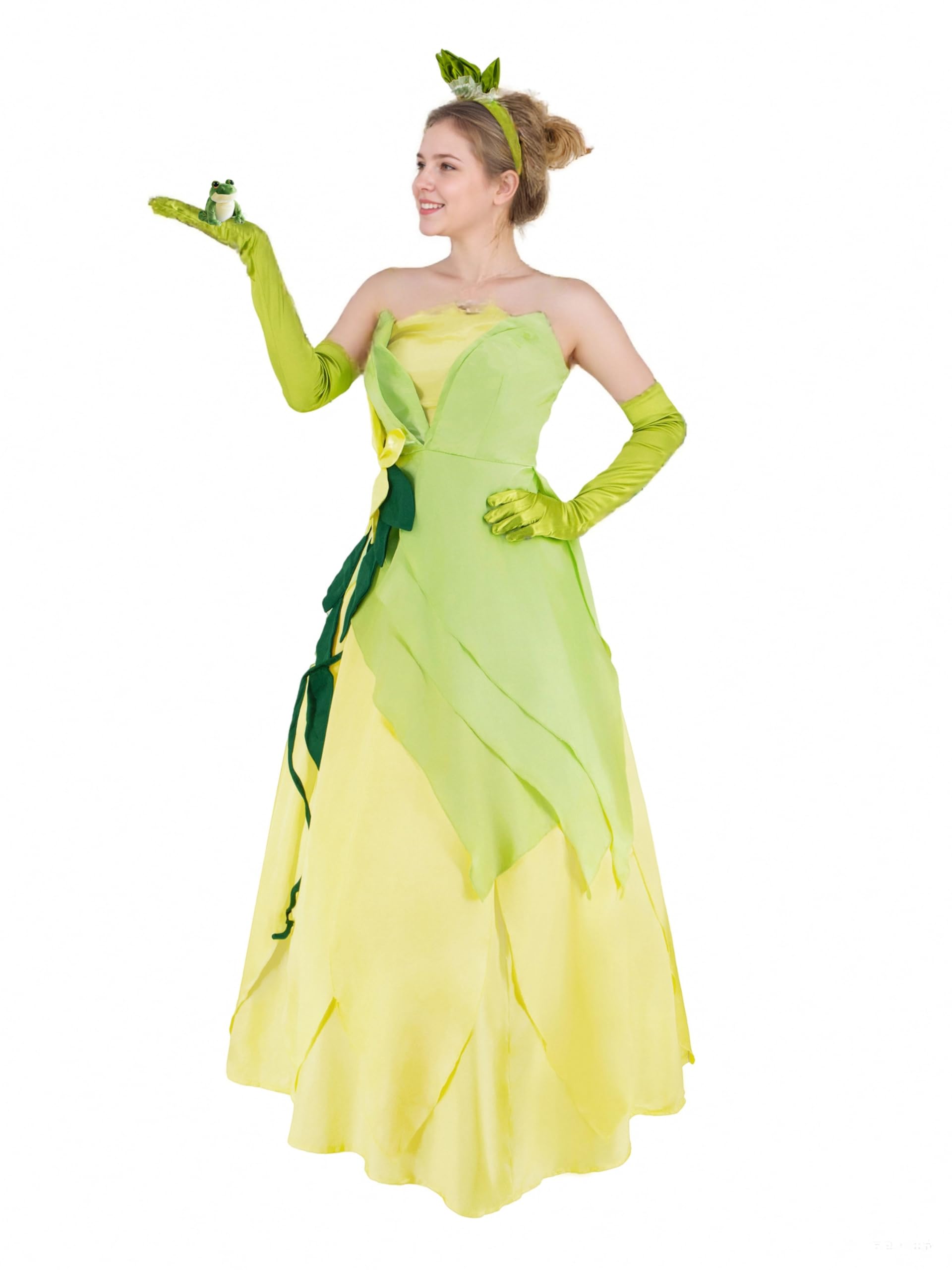 princess tiana dress women Tiana Dress Disney Princess Womens Run Disney Bounding Costume Princess and  the Frog Adult Activewear