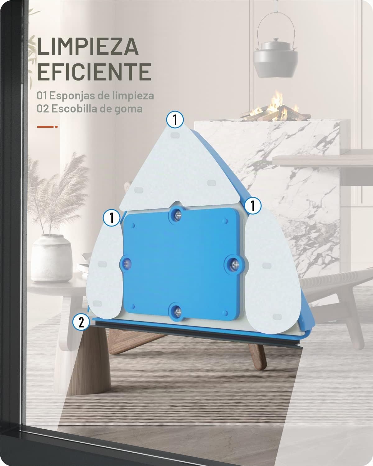 Baffect Inicio Lateral Doble magnético Ventana Limpiador Tanto de Cristal Lado de la Superficie Herramientas Cepillo de Limpieza del limpiaparabrisas para Ventanas Espesor 4-30mm