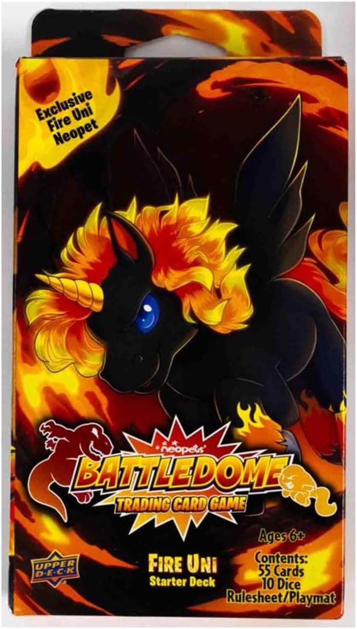 Neopets Battledome TCG Fire Uni Starter
