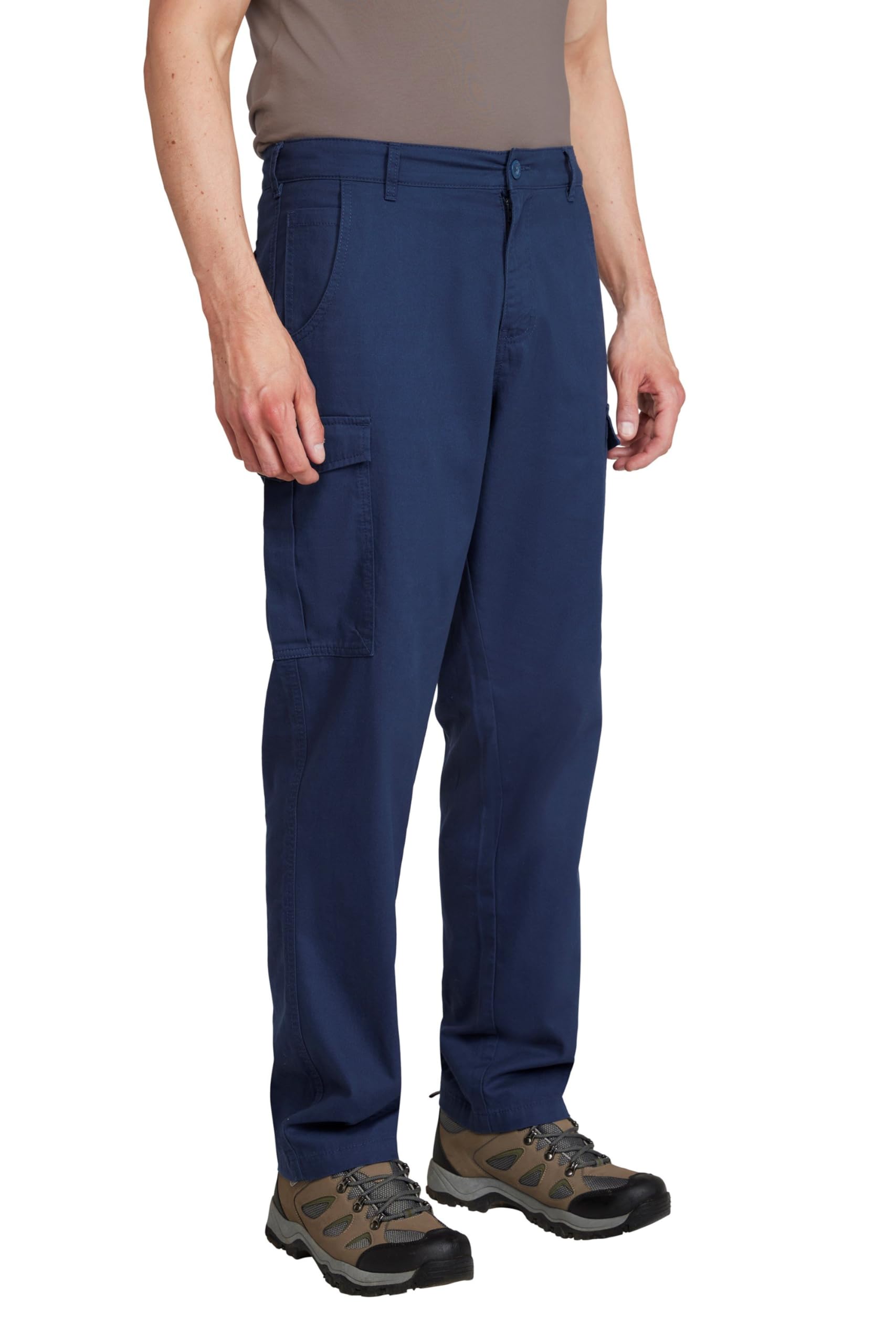 Lakeside Mens Cargo Trousers - Blue