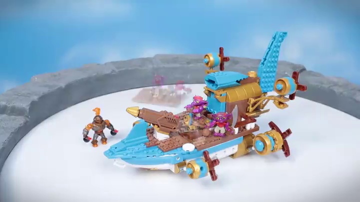 Amazon.com: MegaSkylanders Swap Force Sharpfin's Jet Boat Bloks