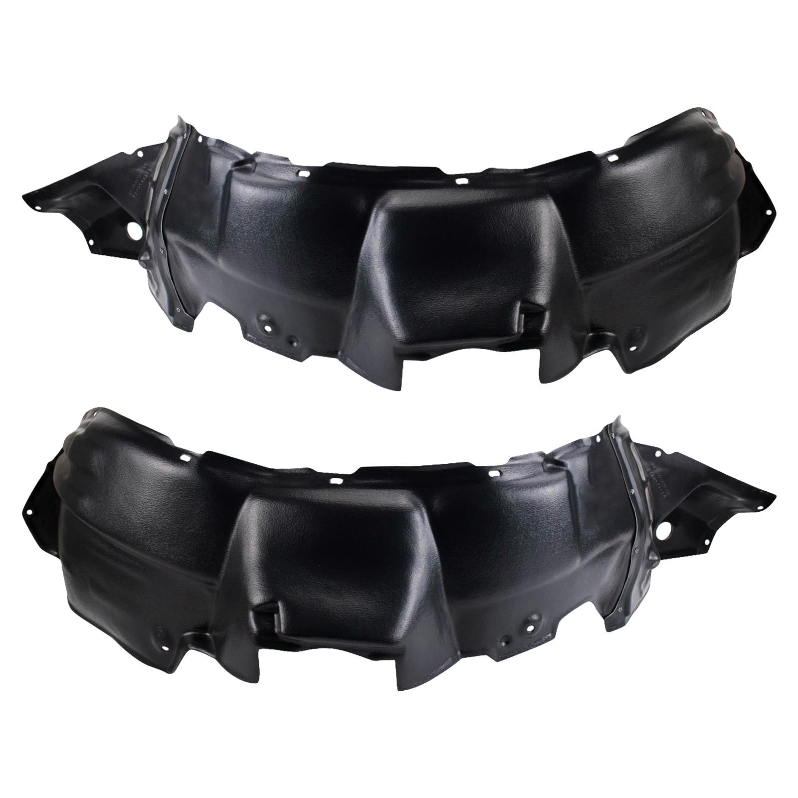 TRQ Front Inner Fender Liner Set | For 2004-2007 Toyota Highlander TO1250113 TO1251113
