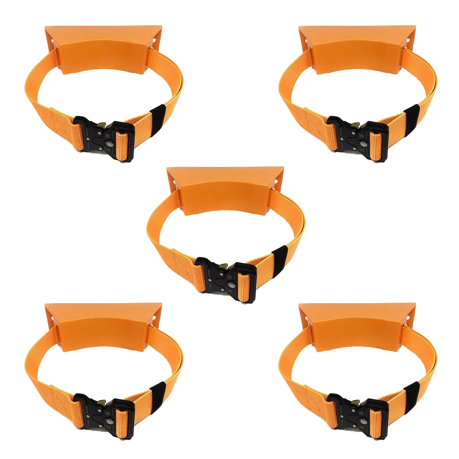 Robuster Wandhalter for Gasflaschen – verstellbare ABS-Halterung mit einer Kapazität von 200 kg(Orange,5pcs)