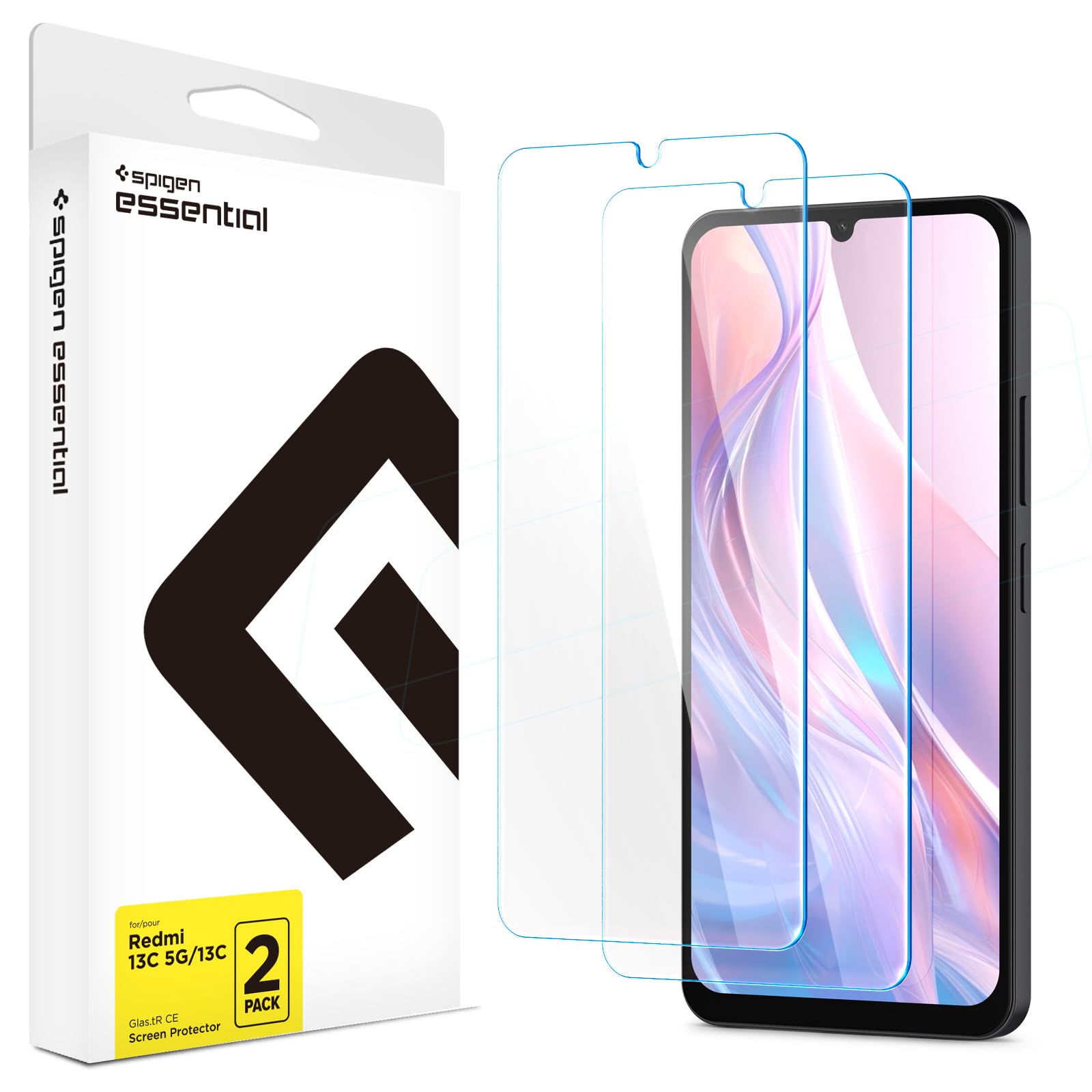Spigen Essential Glas.Tr CE Tempered Glass Screen Guard For IQOO Neo9 / Neo9 Pro 5G, Full Screen Protector - 2 Pack — Amazon image 13