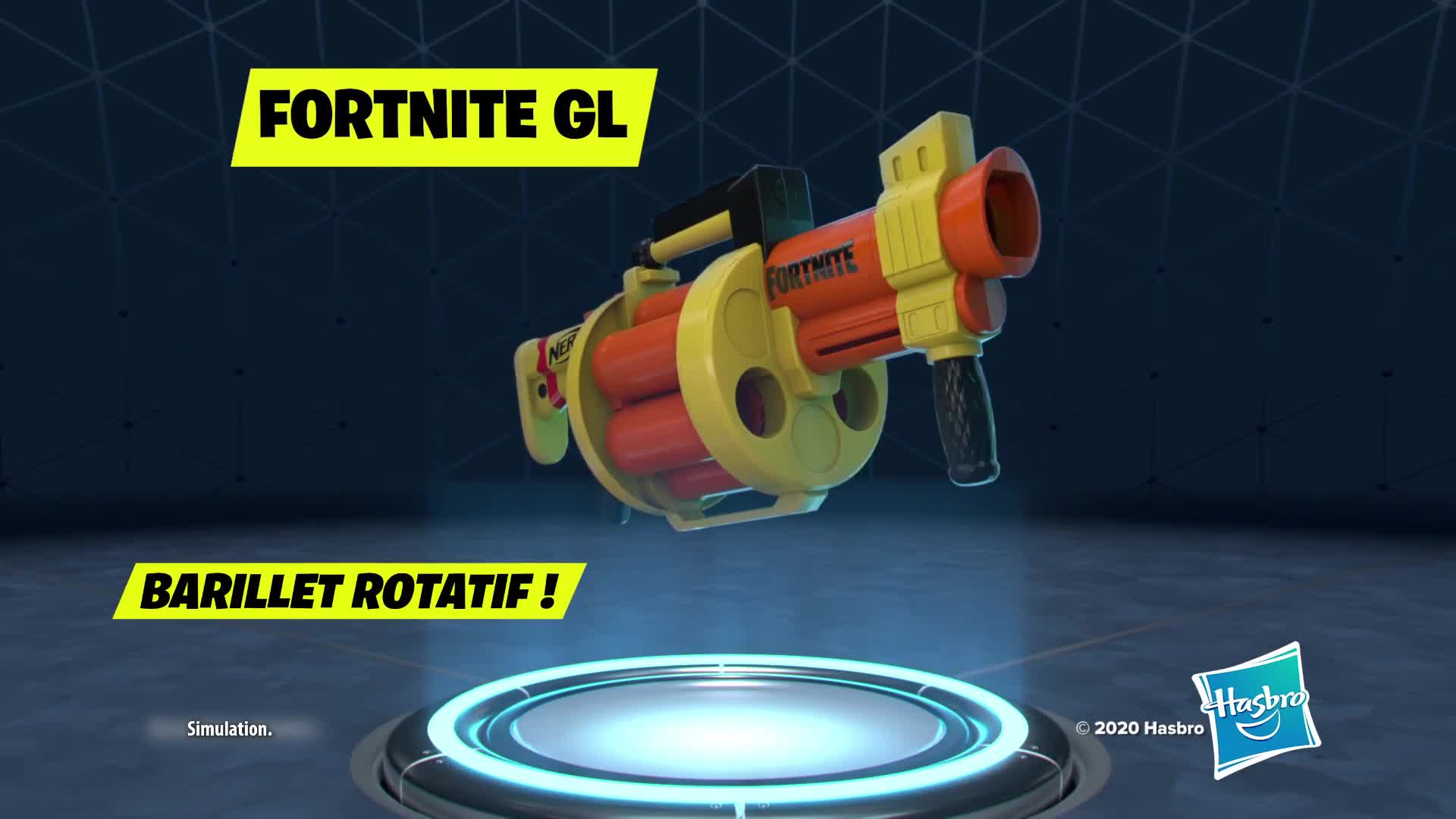 Nerf Fortnite Lance-Roquette Avec Bouclier Et Fusées, D'occasion