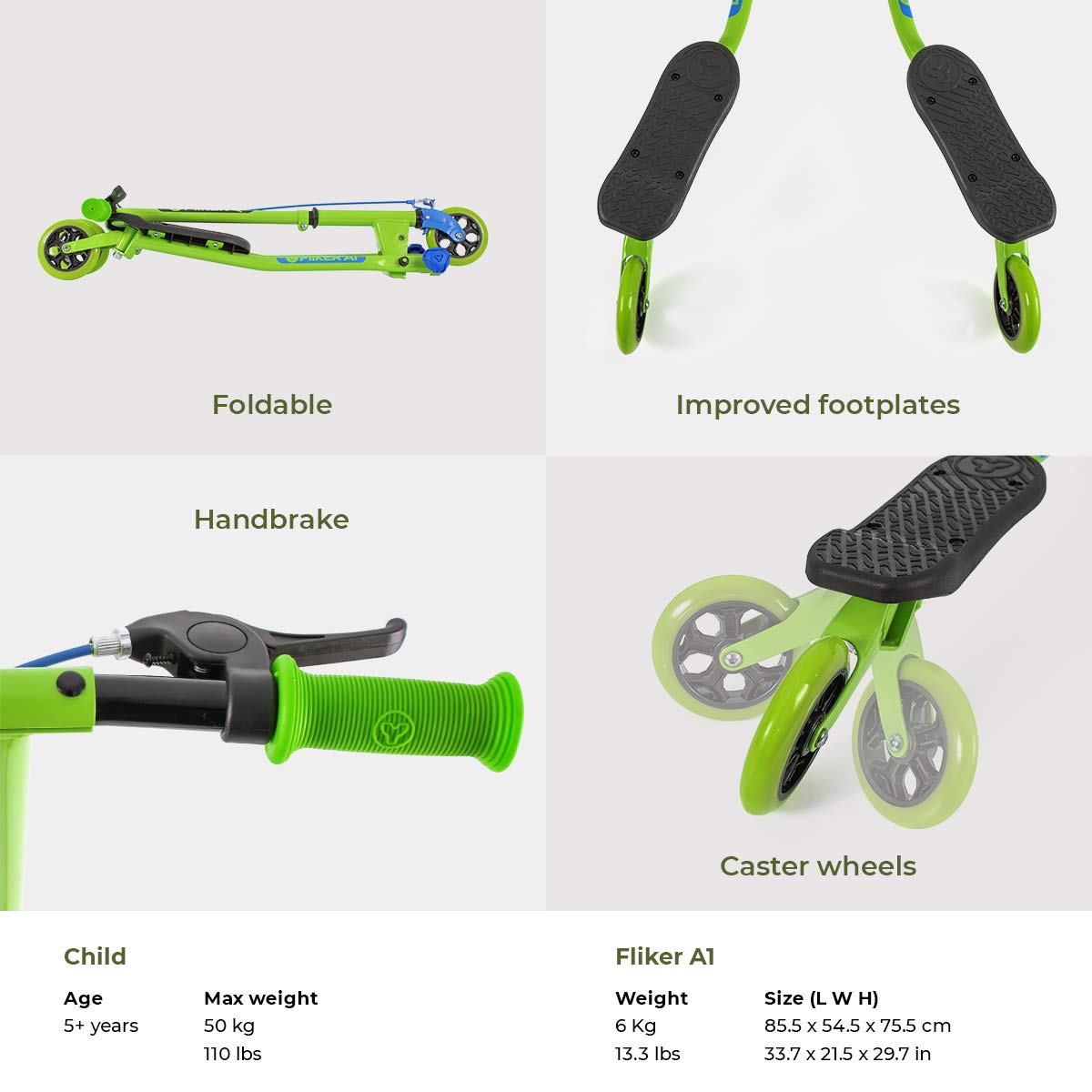 Amazon.co.jp: Yvolution Y Fliker A1 キックスクーター 子供用