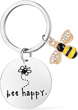 Mabor Bee Bags Pendant, Bee Happy Keyring Bee, Bee Happy Bee Pendant, Gifts for Friends, Bag Charms, Women's Bag, Bee Purse, Handbag, Backpack