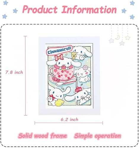 Miniatura 2 de Lindos kits de dibujo de diamantes de dibujos animados, pintura Kawaii con diamantes, arte de gemas y manualidades, suministros de pintura de