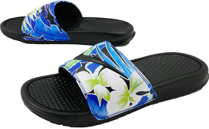 Amazon ナイキ 6119 ベナッシ プリント シャワーサンダル ボタニカル柄 レディース 029 Black 28 0cm Us11 シューズ バッグ