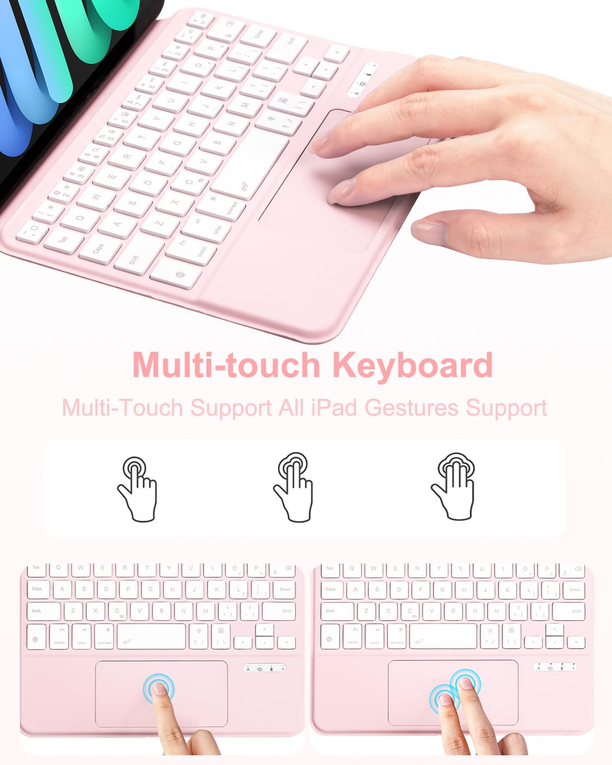 Amazon.co.jp: MePadKey US英語配列キーボードケース iPad Mini 7 A17