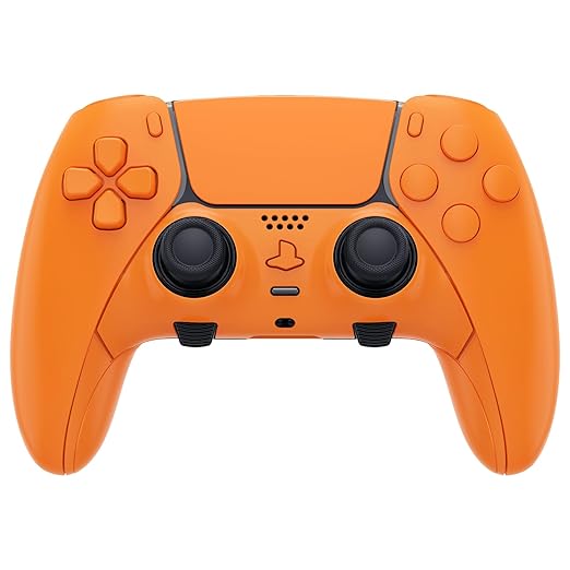 MODDEDZONE EDGE Controller for PS5 with Exclusive and Unique Designs Compatible with PlayStation 5 - The Ideal Christmas Gift for Gaming Enthusiasts. Dive into the World of Gaming with Style Orange