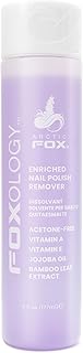 Foxology Nail Polish Remover - Acetone-Free, Vitamin A & E, Jojoba Oil, Vegan, Grape Scent - 6 fl oz