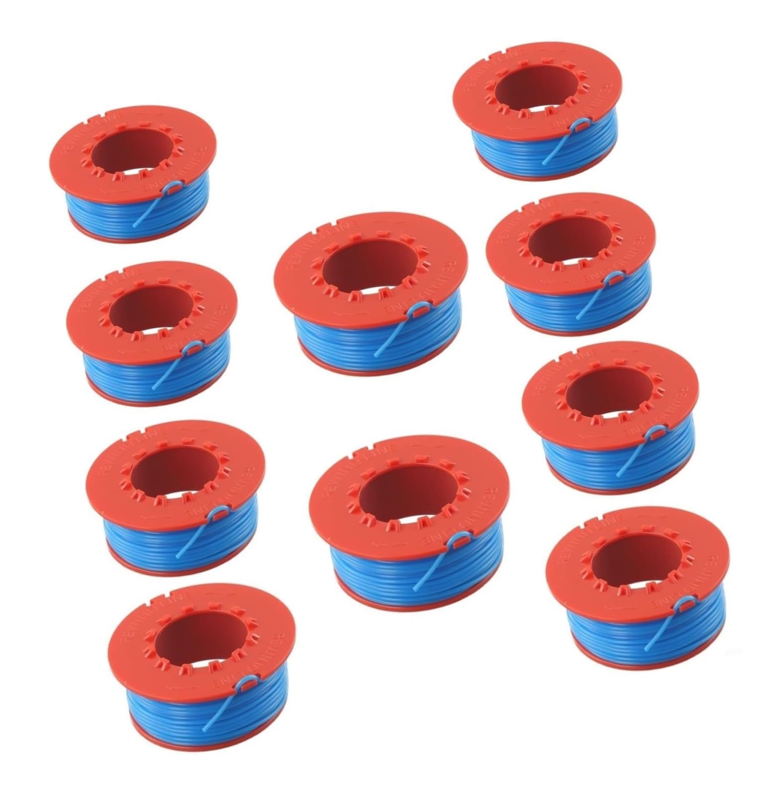 For Flymo ET21 for Mini for Trim ST for cortacésped for cortacésped Fly031 Carrete y hilo de repuesto, piezas de repuesto de carrete de cortacésped(10pcs)