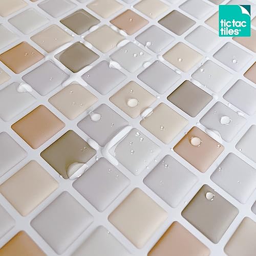 Miniatura 5 de Azulejos Tic Tac, adhesivos antihongos en Vetro Aqua.