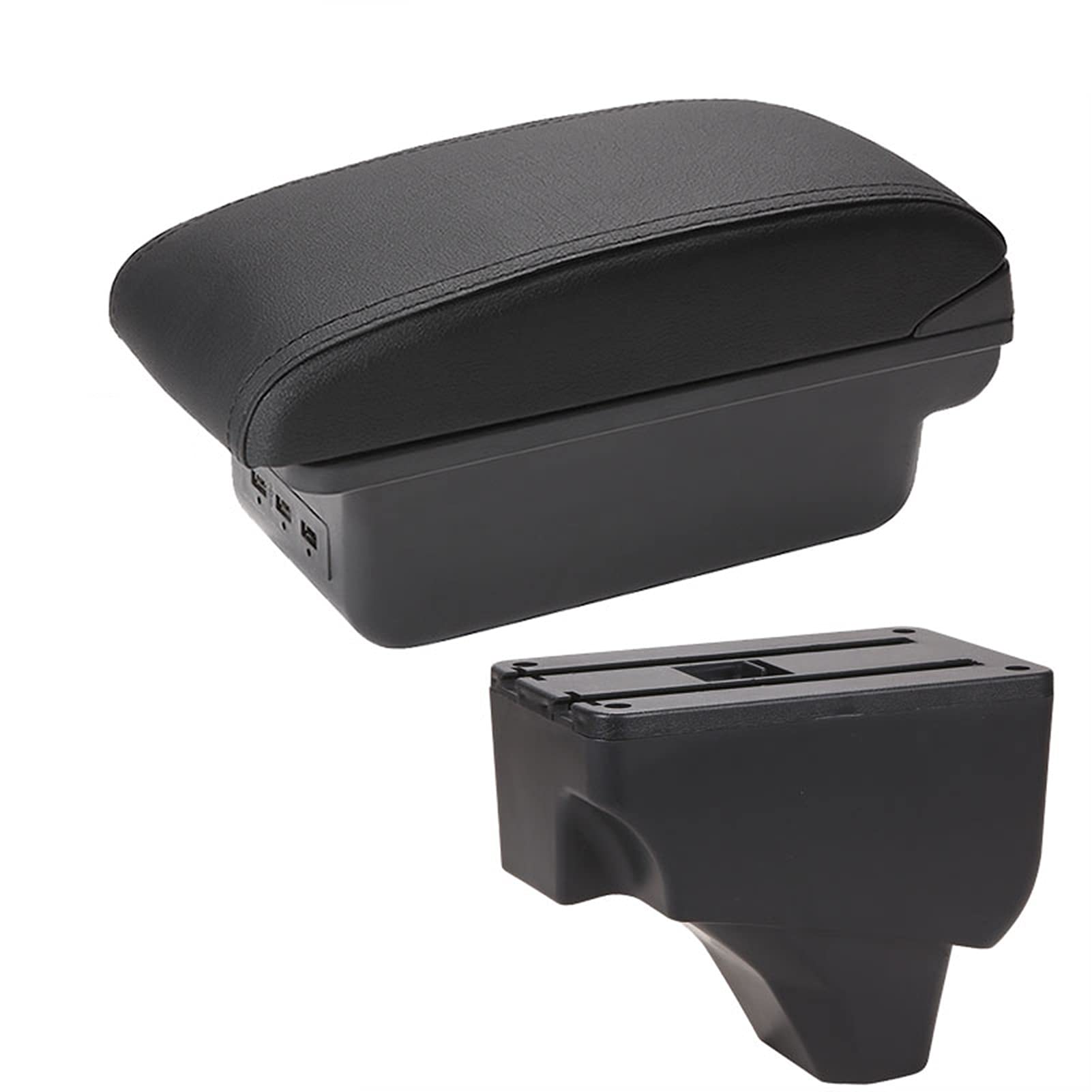 Reposabrazos central Uso Apto Para Peugeot 2008 Reposabrazos Para Peugeot 208 Caja De Reposabrazos De Automóviles 2019 2020 2021 Piezas De Retroceso Caja De Almacenamiento Interior Accesorios USB De M