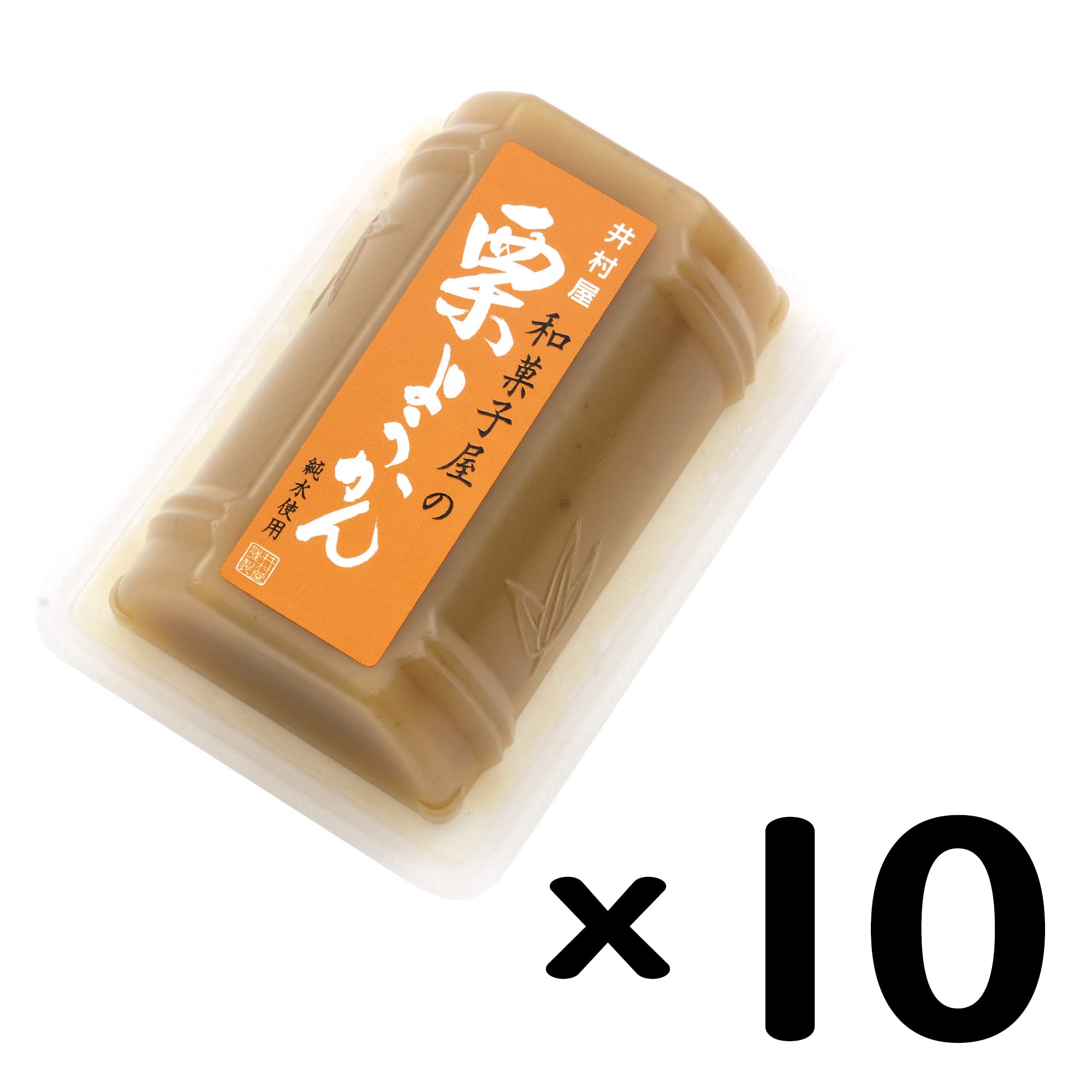 Amazon.co.jp: 井村屋 和菓子屋の栗ようかん 84g×10個 : 食品・飲料・お酒