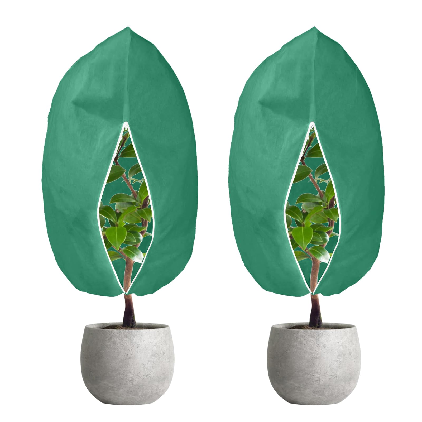 Pflanzenschutz Winter 2Stk - Frostschutz-Vlies 120x100cm Für Kübelpflanzen